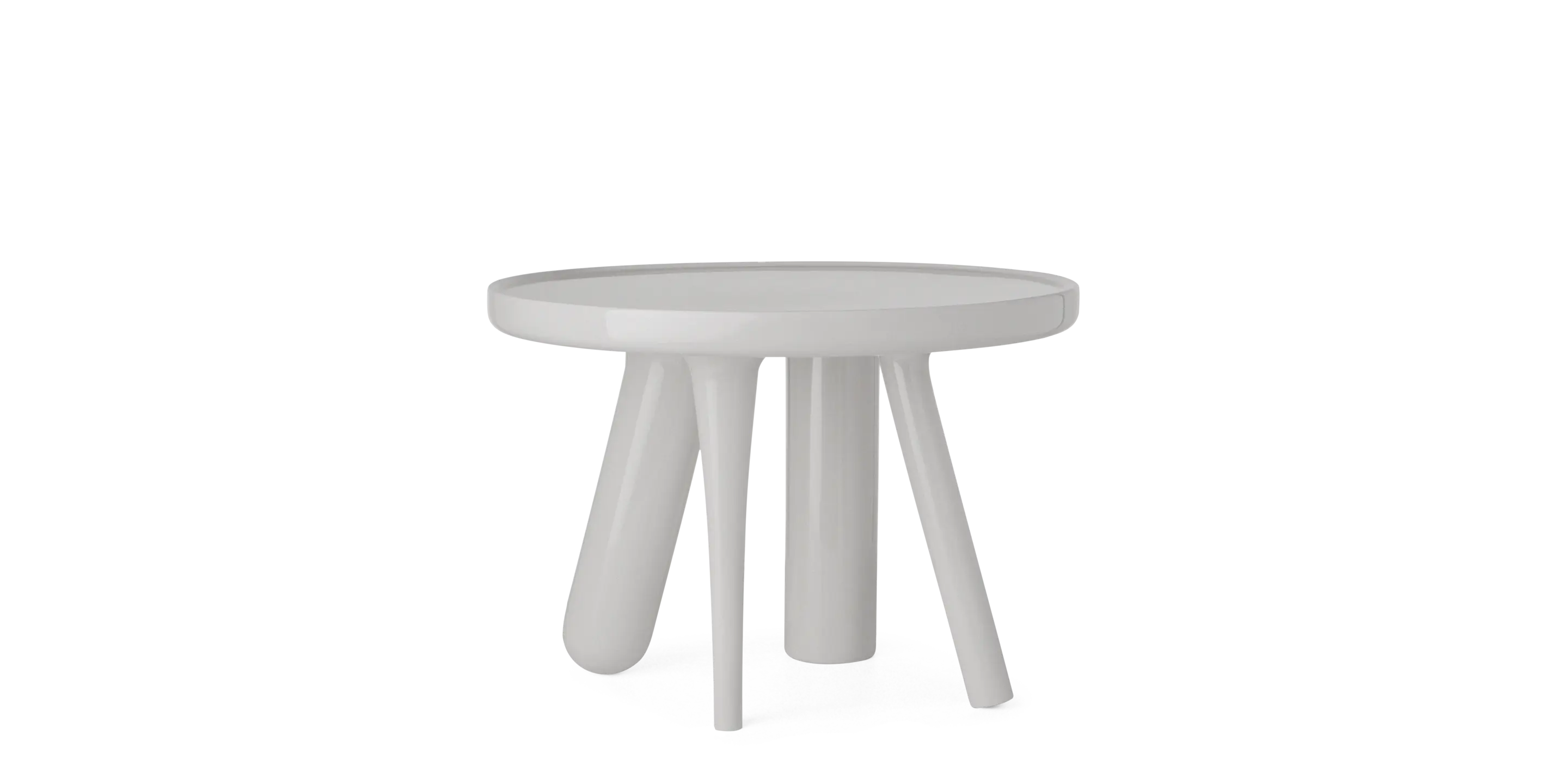 Elements 002 side table silk grey front view